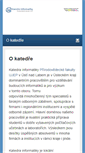 Mobile Screenshot of ki.ujep.cz