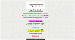 Desktop Screenshot of kobrle.fvtm.ujep.cz