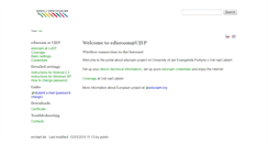 Desktop Screenshot of eduroam.ujep.cz